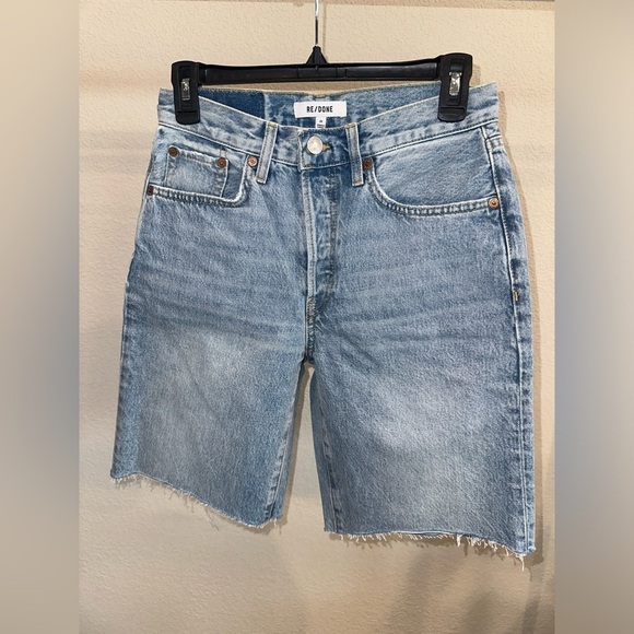 Re/Done Denim 90’s Comfy Short Size 24 - Picture 2 of 9